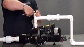 How to Install the Pump and Water Supply in Principle